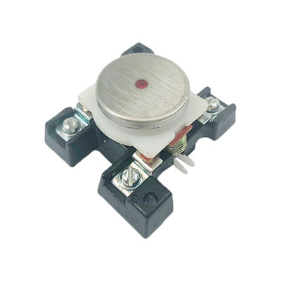 BOTÃO CLASSE A LISO LED CENTRAL INOX