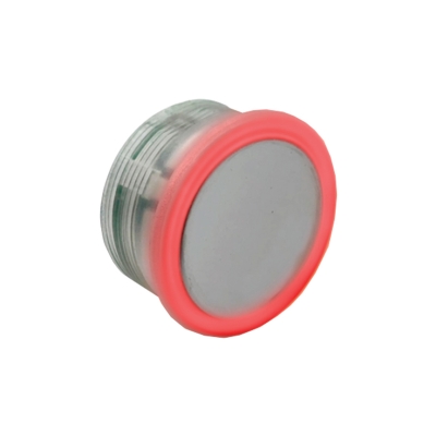 BOTÃO RED CONCAVO ESPELHADO VERM 24V (3 PINOS)